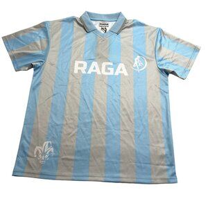 Raga Malak T-Shirt in Blue & Gray